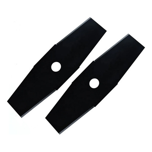 2 Laminas Facão Roçadeira 305mm X 2.0mm X 25.4mm Furo 1 Pol