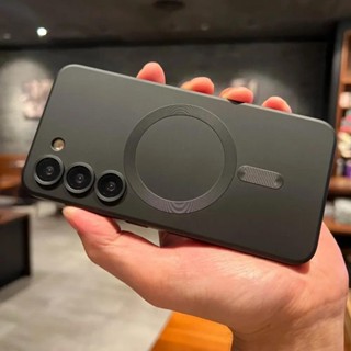 Capa Magnética Fosca De Luxo Para Samsung Galaxy S24 S22 S21 S23 Ultra Plus Fe Acessórios De Macia em Oferta na Shopee