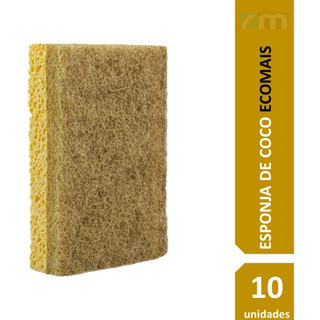Kit 10 Esponja De Coco Bucha Mágica Para Cozinha Akora Ecomais em Oferta na Shopee