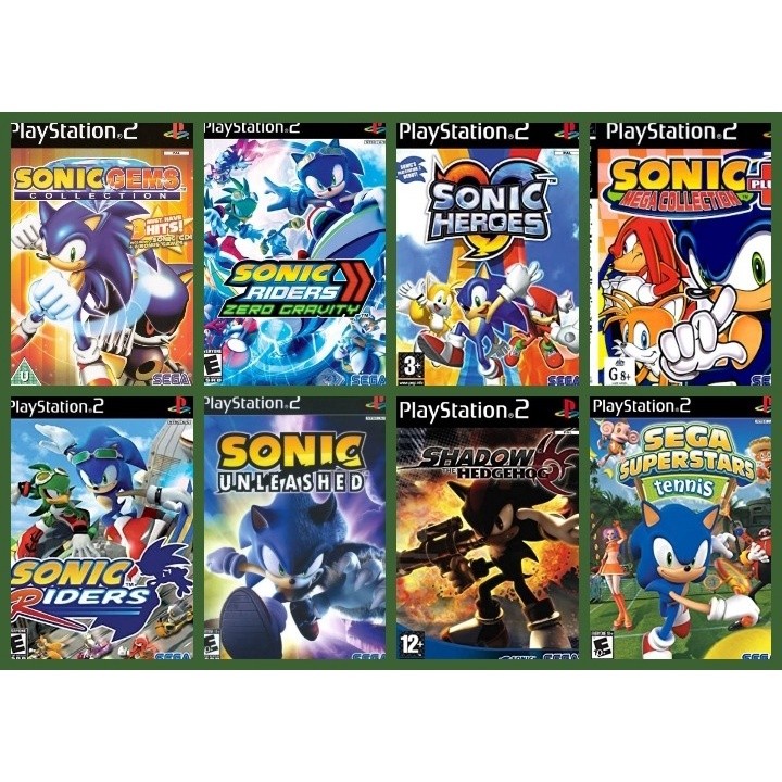 Sonic -  Coleção - 8 s Play 2