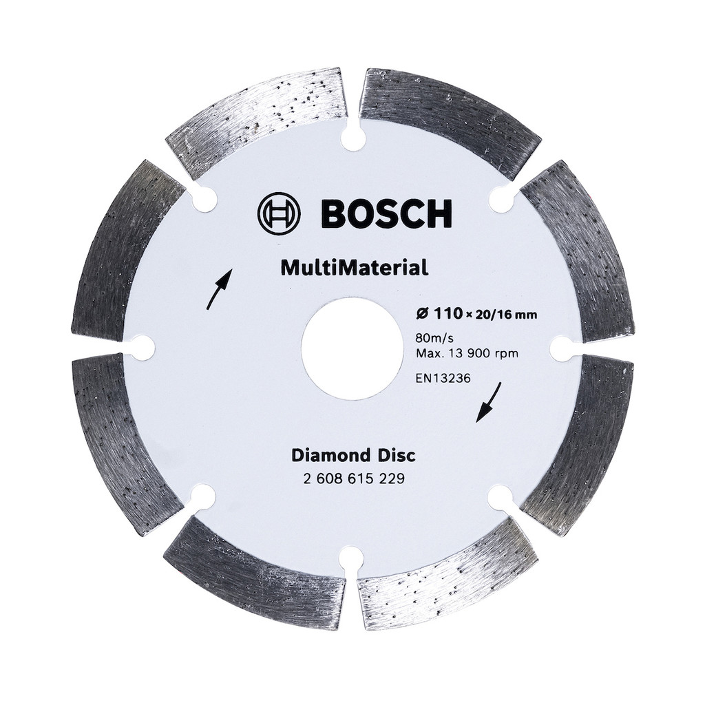 Disco Diamantado 110mm Bosch MultiMaterial Segmentado em Oferta na Shopee