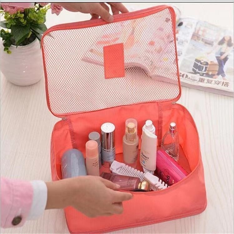 Kit 2 Conjunto de armazenamento de bagagem de viagem Bolsa de higiene pessoal de 6 peças su — imagem 2 de 2