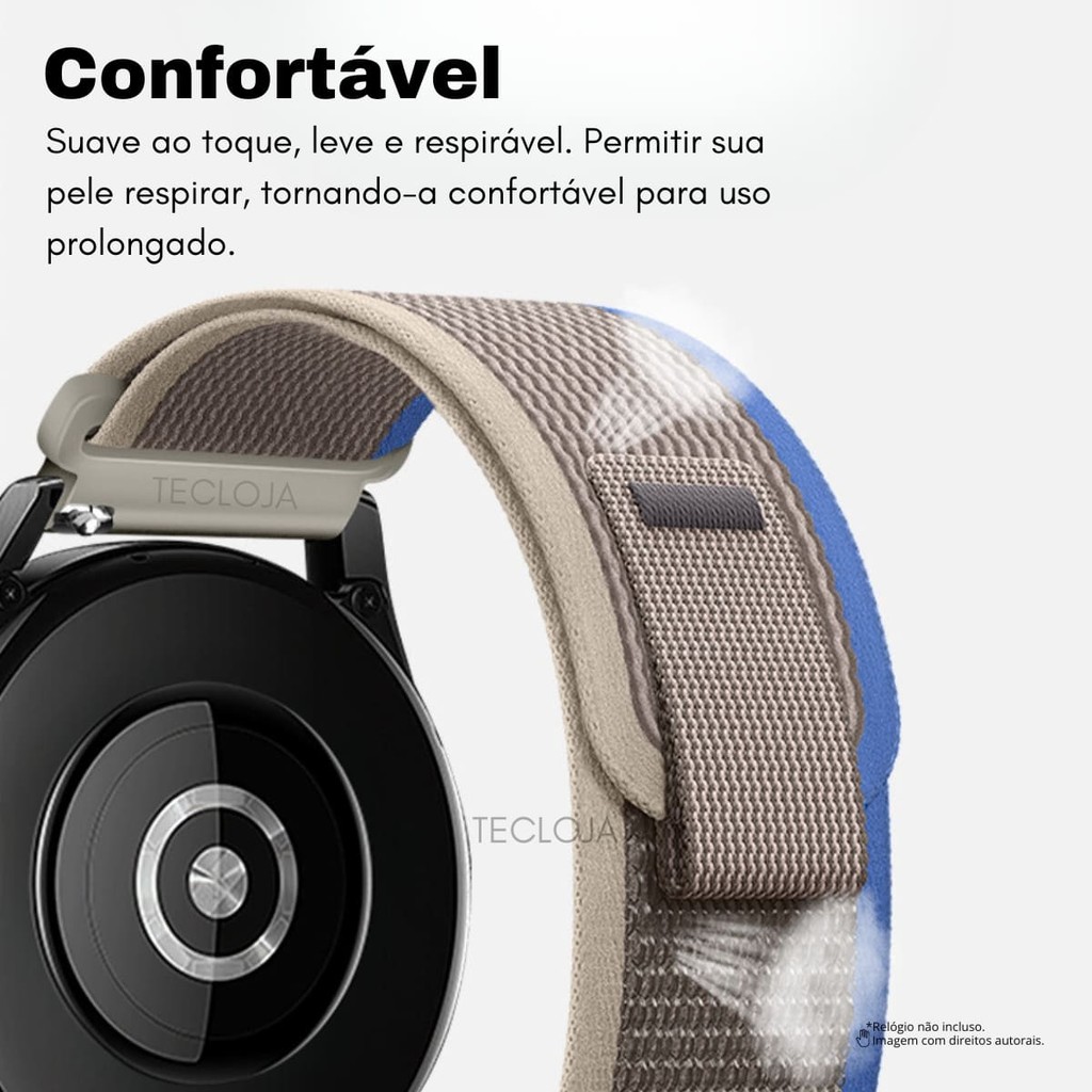 Pulseira Compatível Com Amazfit GTR 4 A2166 Pulseira Nylon Para Amazfit GTR 4