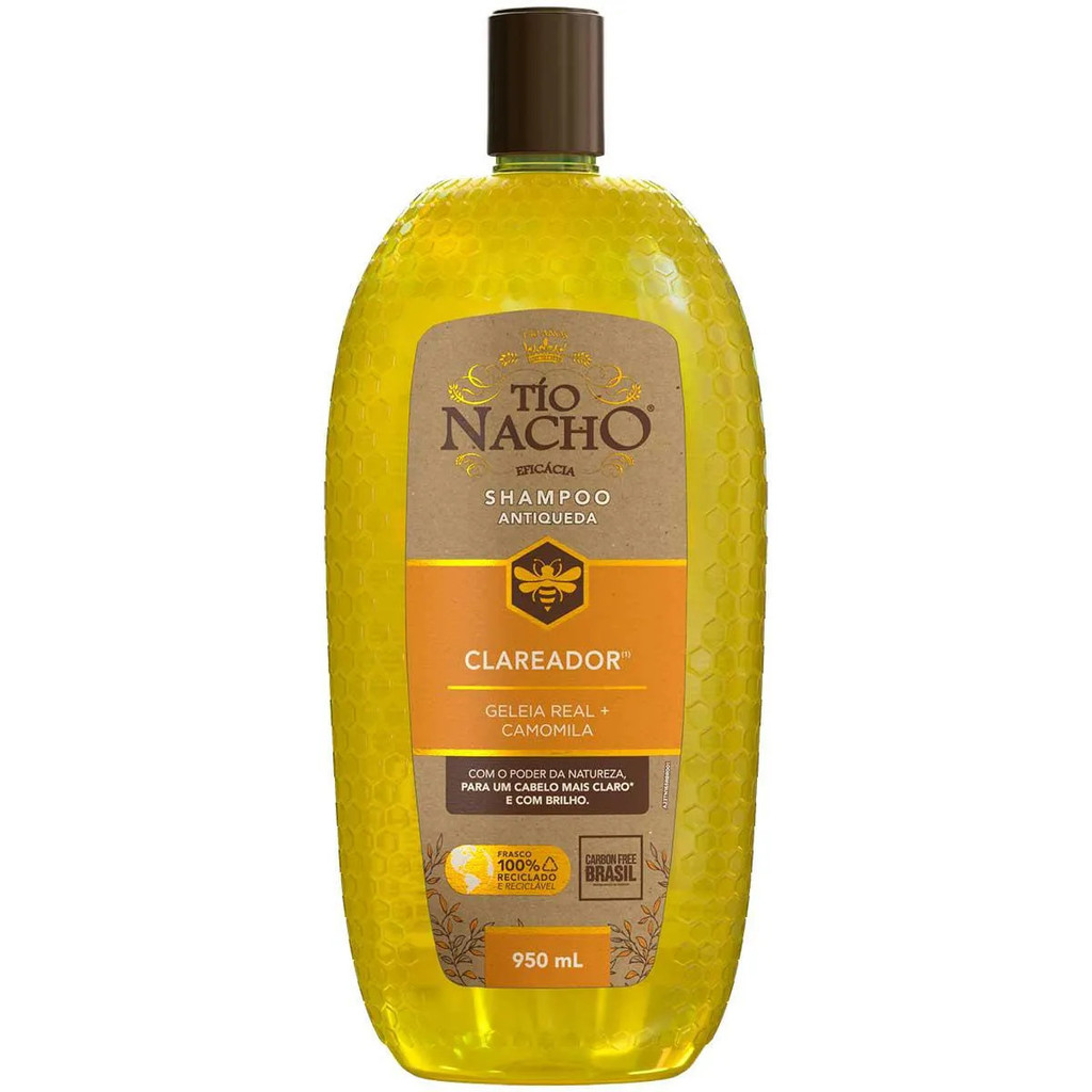 SHAMPOO CLAREADOR ANTIQUEDA TIO NACHO 950ML - Beauty