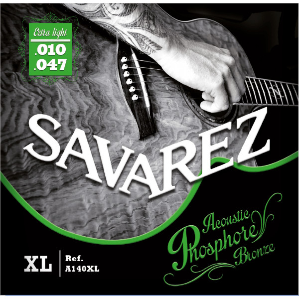 ENCORDOAMENTO SAVAREZ A140XL ACO 010 FOLK PHOSPHORE BRONZE VIOLAO