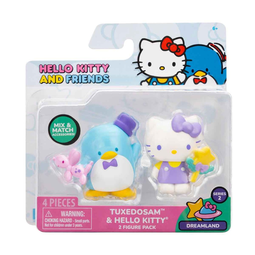 2 Bonecas Tuxedosam e Hello Kitty (Estrela) - Hello Kitty em Oferta na Shopee