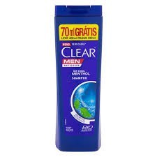 Shampoo 400 ml Anticaspa Clear Men Ice Cool Menthol