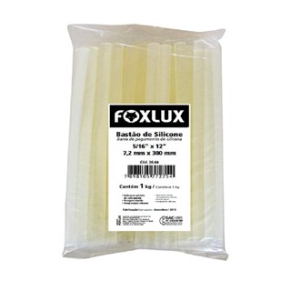 Bastão Cola Quente Fino 7,2mm x 300mm Foxlux 1Kg para Pistola Artesanato em Oferta na Shopee