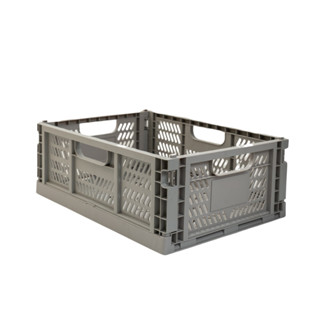 caixa organizadora 14L dobrável de plástico multiuso - Oikos em Oferta na Shopee