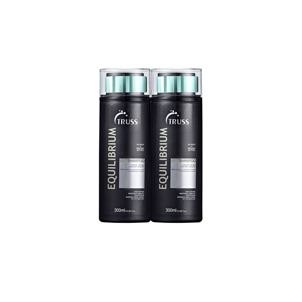 Kit Truss Equilibrium - Shampoo 300ml (2 unidades) em Oferta na Shopee