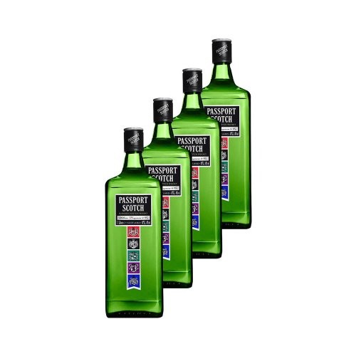 Whisky Passport Scotch Escocês 1 Litro 4 Unidades - Food & Beverages