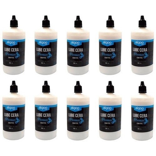 Lubrificante Algoo Lube Óleo Cera Corrente 200ml 10 Un em Oferta na Shopee