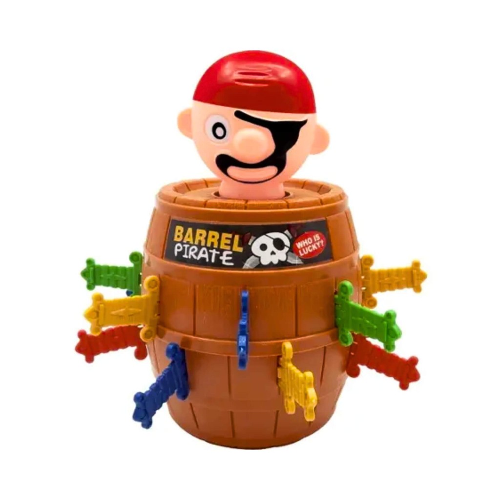 Jogo de Estratégia Barril do Pirata com 16 Espadinhas Zippy Toys - 10463 em Oferta na Shopee