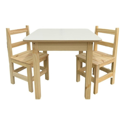Conjunto Mesa e Cadeira Infantil Madeira: Onde Comprar | BuscaProdutos