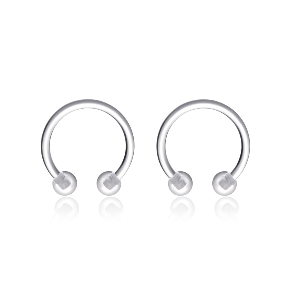 Lomiss Piercing Septo Helix Daith Mamilo Smile Ferradura Bioflex em Oferta na Shopee