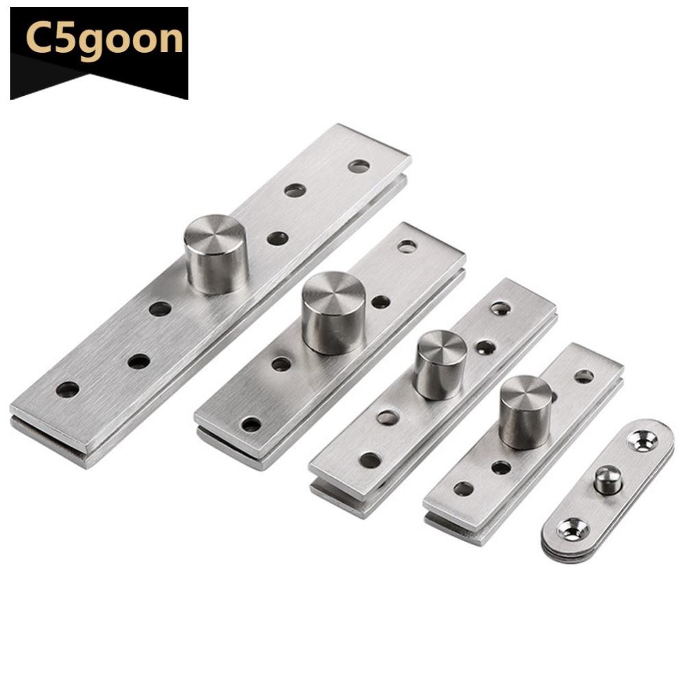 C5GOON 360 Rotação Resistente Porta Pivô Dobradiça De Aço Inoxidável Conceado Giratória Móveis Ferragem G3X8