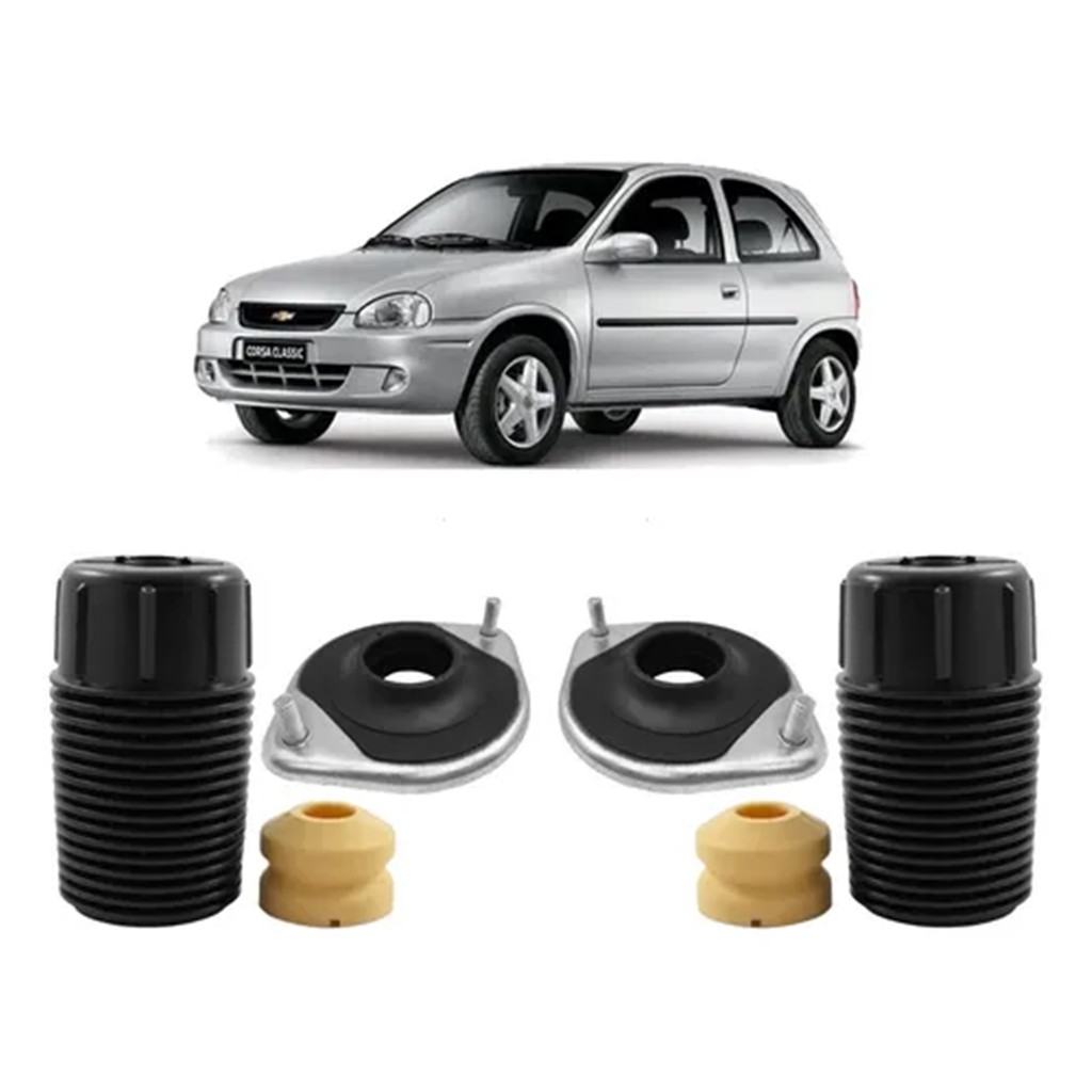 Kit Batente Amortecedor Celta Corsa Classic Dianteiro (par)