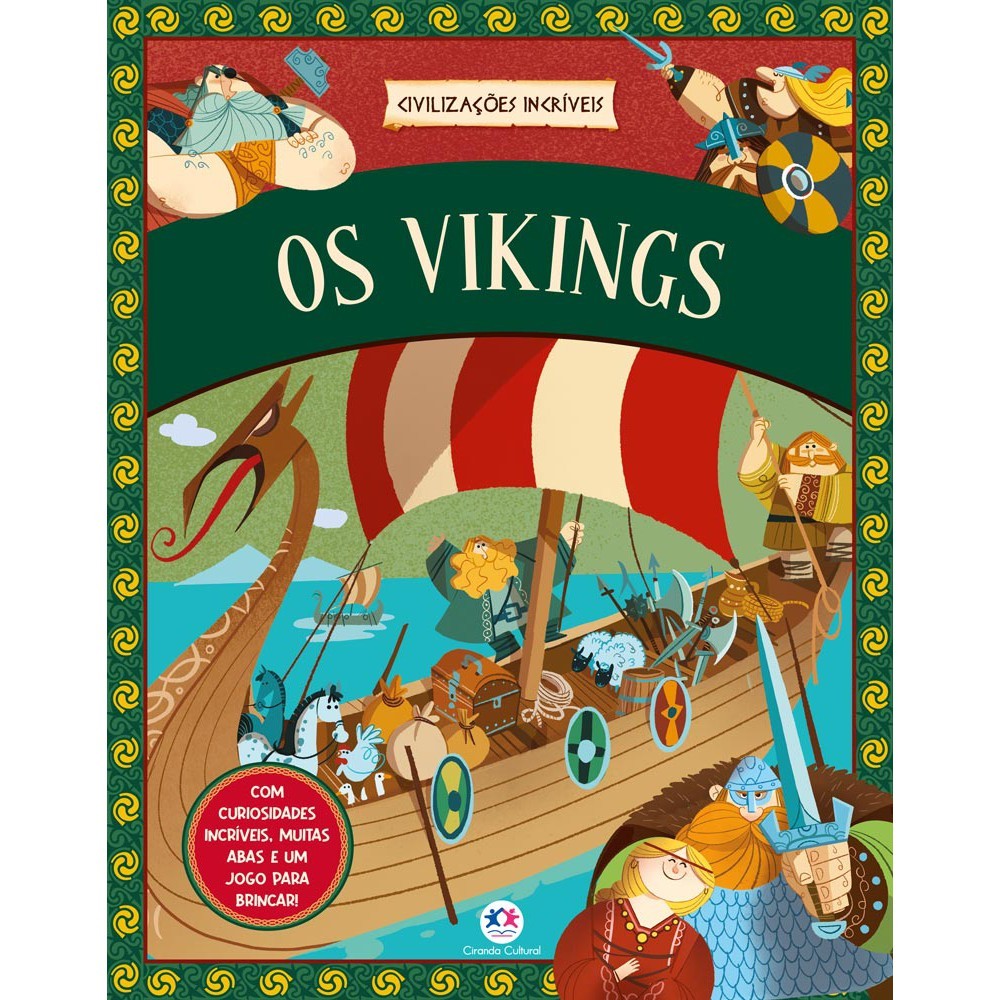 Livro Civilizações Incríveis - Os Vikings em Oferta na Shopee