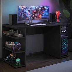 Mesa Para Computador Escrivaninha Gamer 9409 Madesa Preto