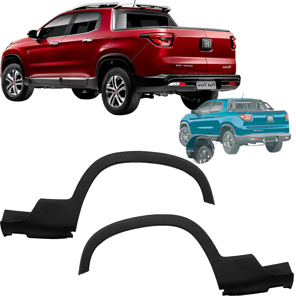 Moldura Lateral Traseira Fiat Toro 2017 2018 2019 2020 2021