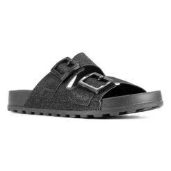 Rasteira Moleca Feminina Fivelas Glitter Original