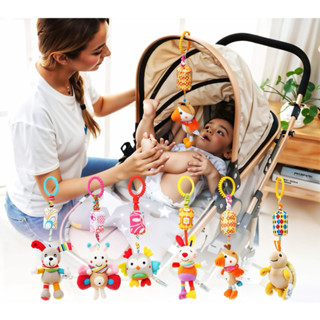 Mobile Anel de Pendurar Brinquedos de Carrinho de Bebê, Teether, Boneca de Chocalho em Oferta na Shopee
