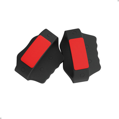 Luva Academia Protetor Palmar Eva Treino Musculação Conforto Vermelho Lisa