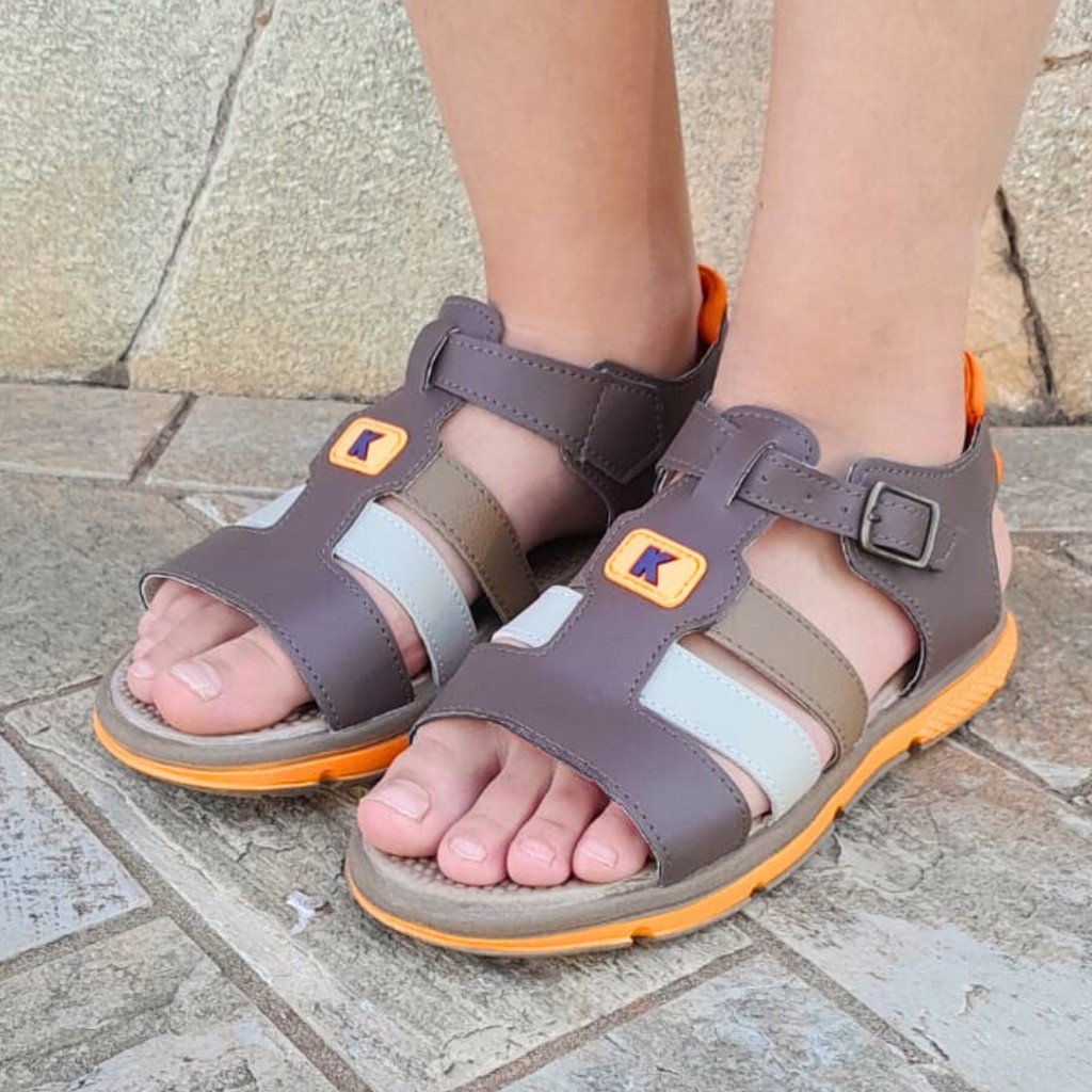 Sandália Infantil Masculina Papete Menino Fivela Anatômica Tira Escolar Juvenil Confortável Leve Presente Volta Às Aulas