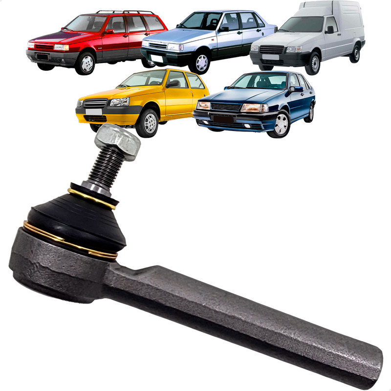 Terminal Direção Hidráulica Mecânica Fiat Elba Fiorino Premio Uno Tempra 1991 A 2013
