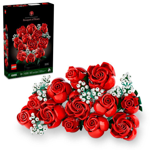 Buquê de Rosas Botanicals 822 Peças 10328 Lego