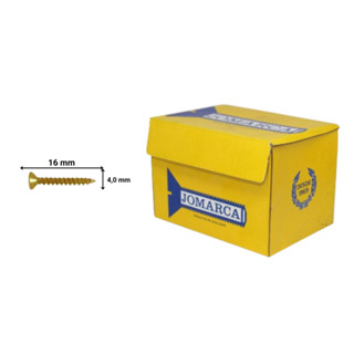 Parafuso 4,0 x 16 Chipboard Chata Phs Parafusos Jomarca Para Madeira - Caixa com 500 pçs em Oferta na Shopee