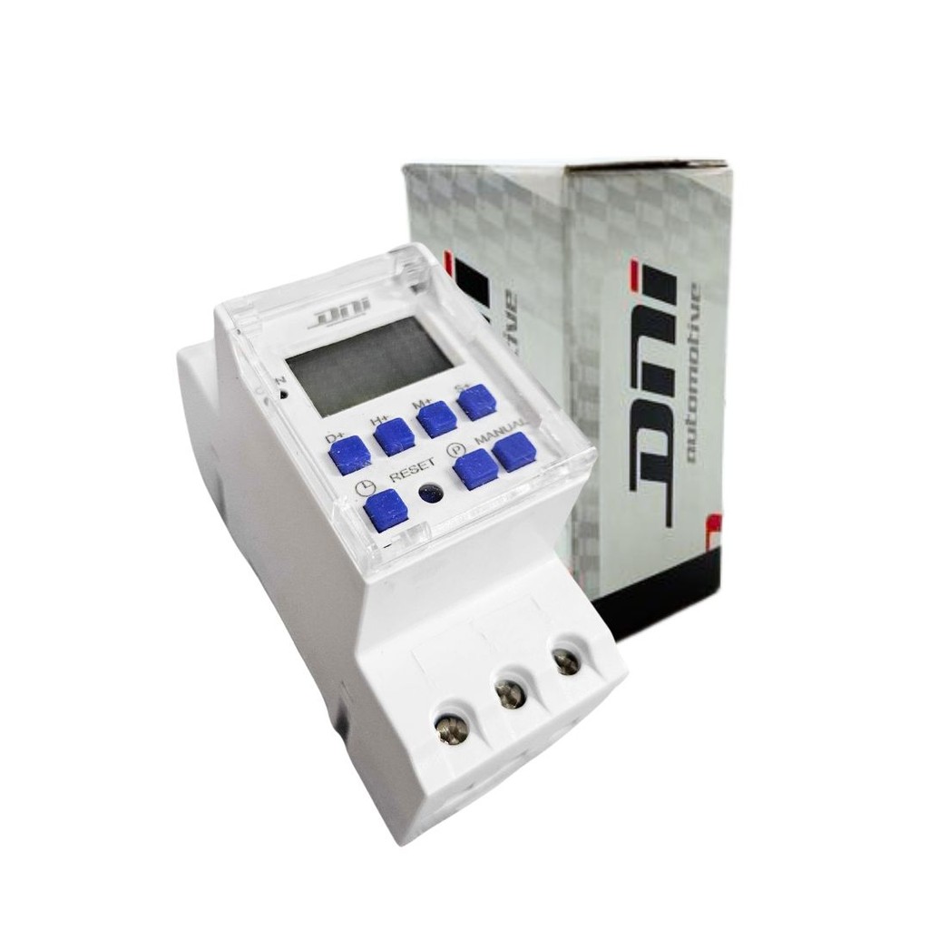 Timer Digital Quadro de Energia Com 56 Programações Semanais 8 Programações Diárias 220v