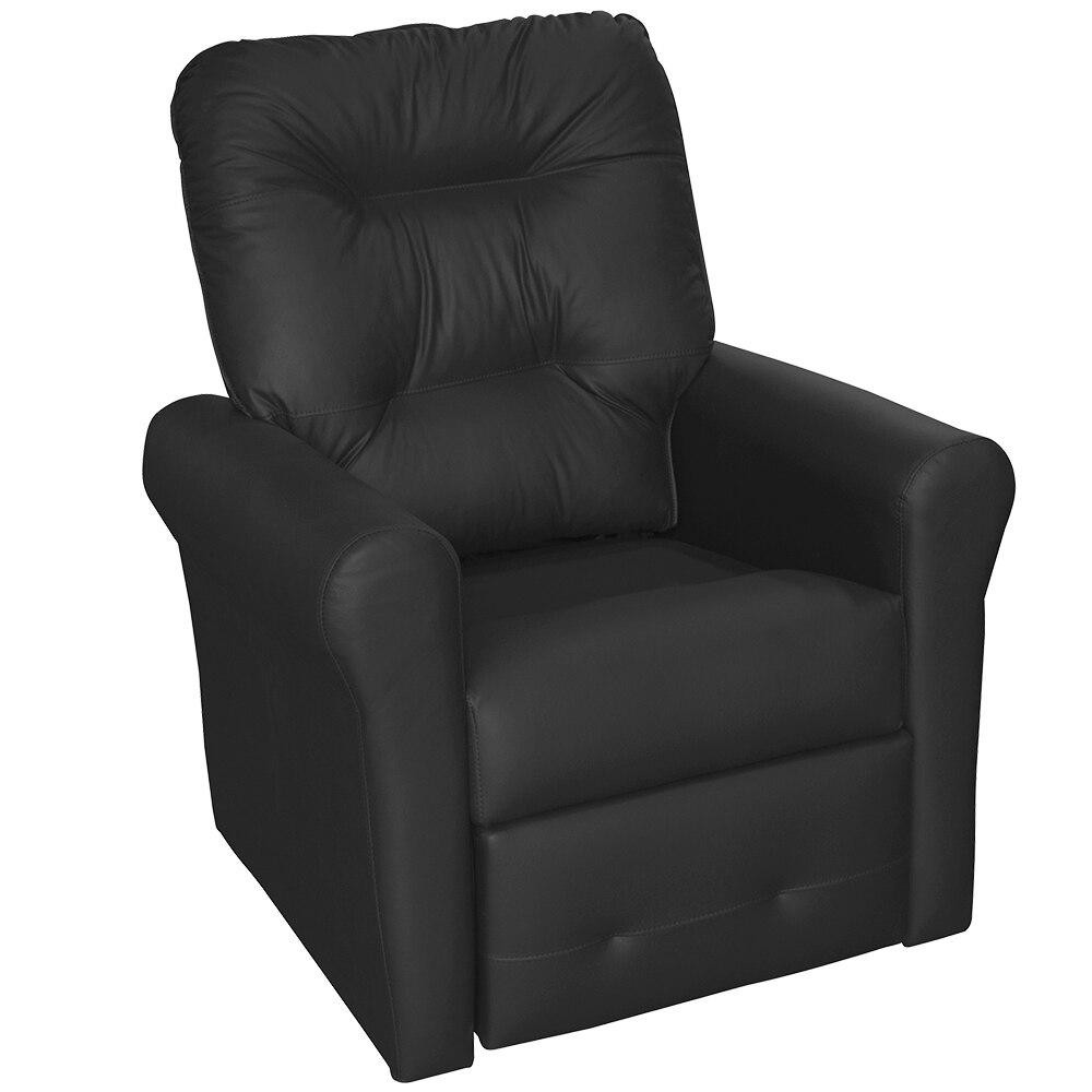 Poltrona Reclinável Matrix Clio MX24 Corino Preto Conforto Limpeza Fácil Resistência Design Versátil em Oferta na Shopee