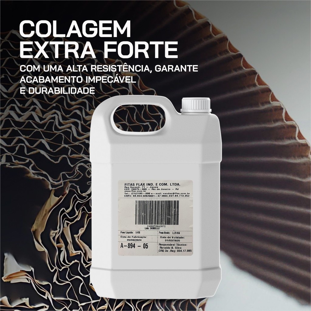 Cola Branca PVA Extra Forte 5kg Flax em Oferta na Shopee