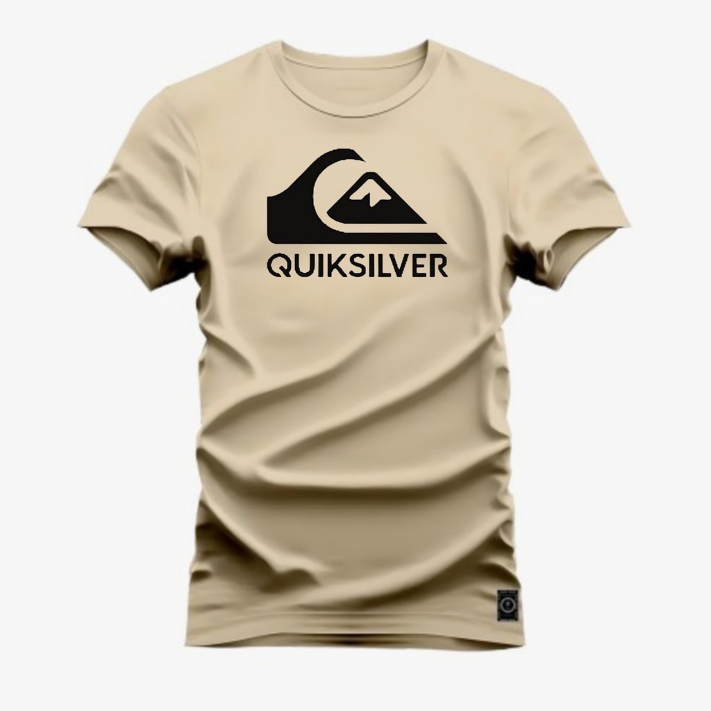 Camisa QuickSilver 100% Algodão Lançamento For Everyone Loja Oficial Plus Loja Oficial Plus Casual e para Academia