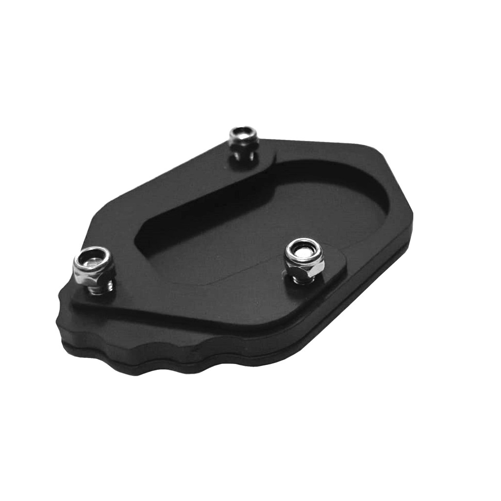 Ampliação alargador extensor de base apoio cavalete pezinho lateral big foot F750 NOVA F800 -F900 GS