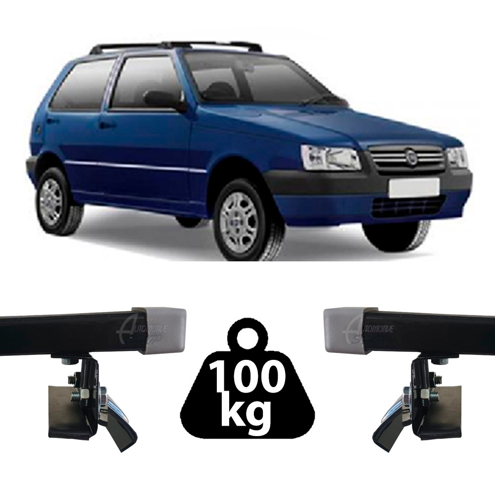 Rack Teto Resistent Sport Fiat Uno 96 até 2003 4pt 226 100kg