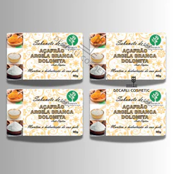 4 UN Sabonete Barra de Açafrão e Dolomita 90g - Bionature
