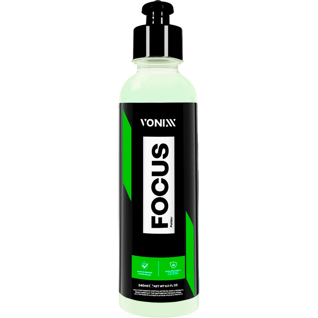 Focus Vonixx 240ml Removedor Marcas D'água Vidros Parabrisas em Oferta na Shopee