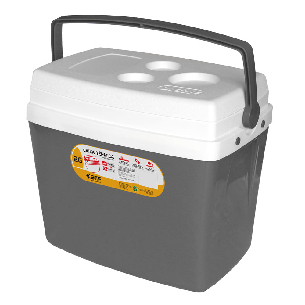 Caixa Térmica Botafogo CXT0126 Cinza 26L - Home & Living