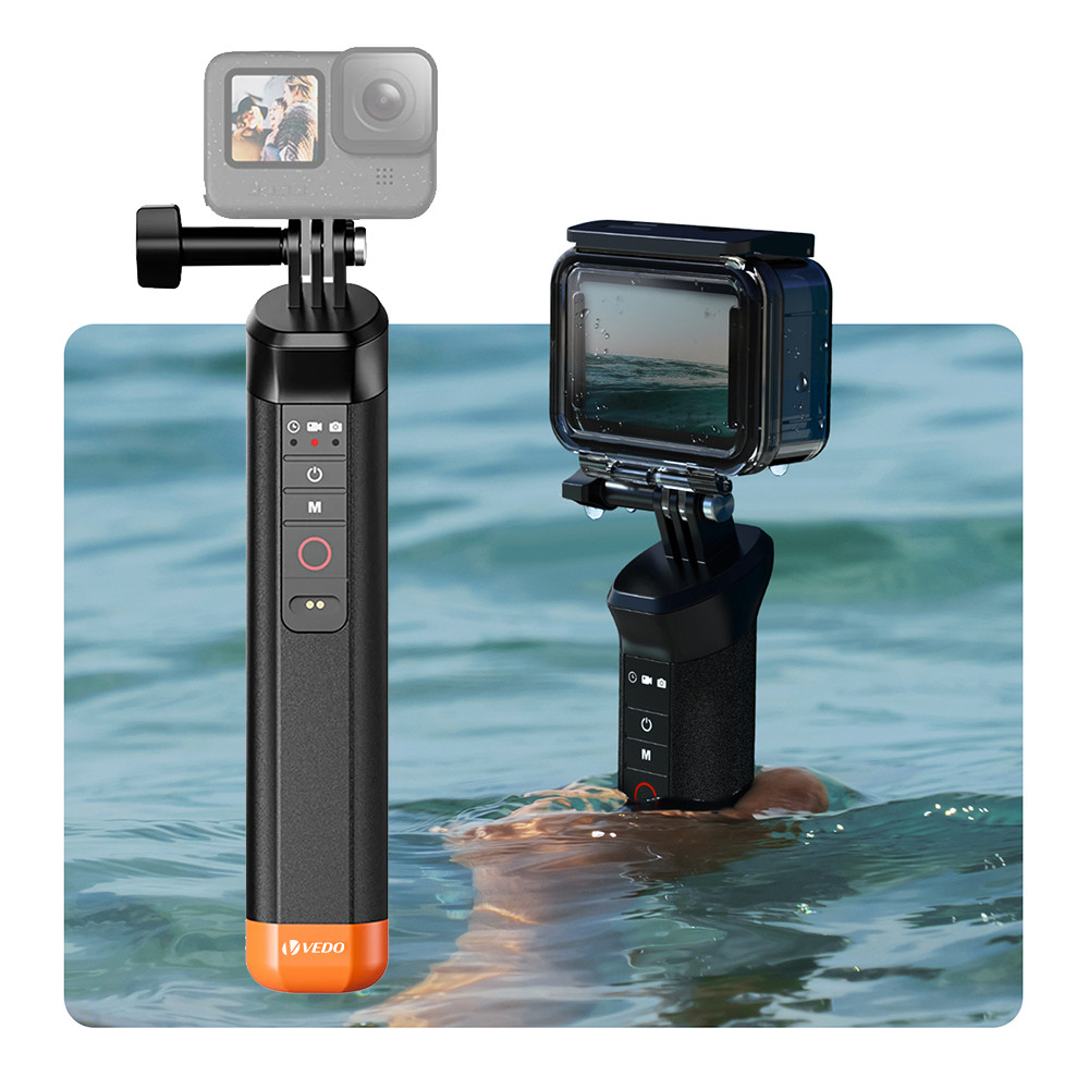 Vedo flutuabilidade bar Selfie Stick selfie vara à prova d'água com alça de mão sem fio para GoPro Hero