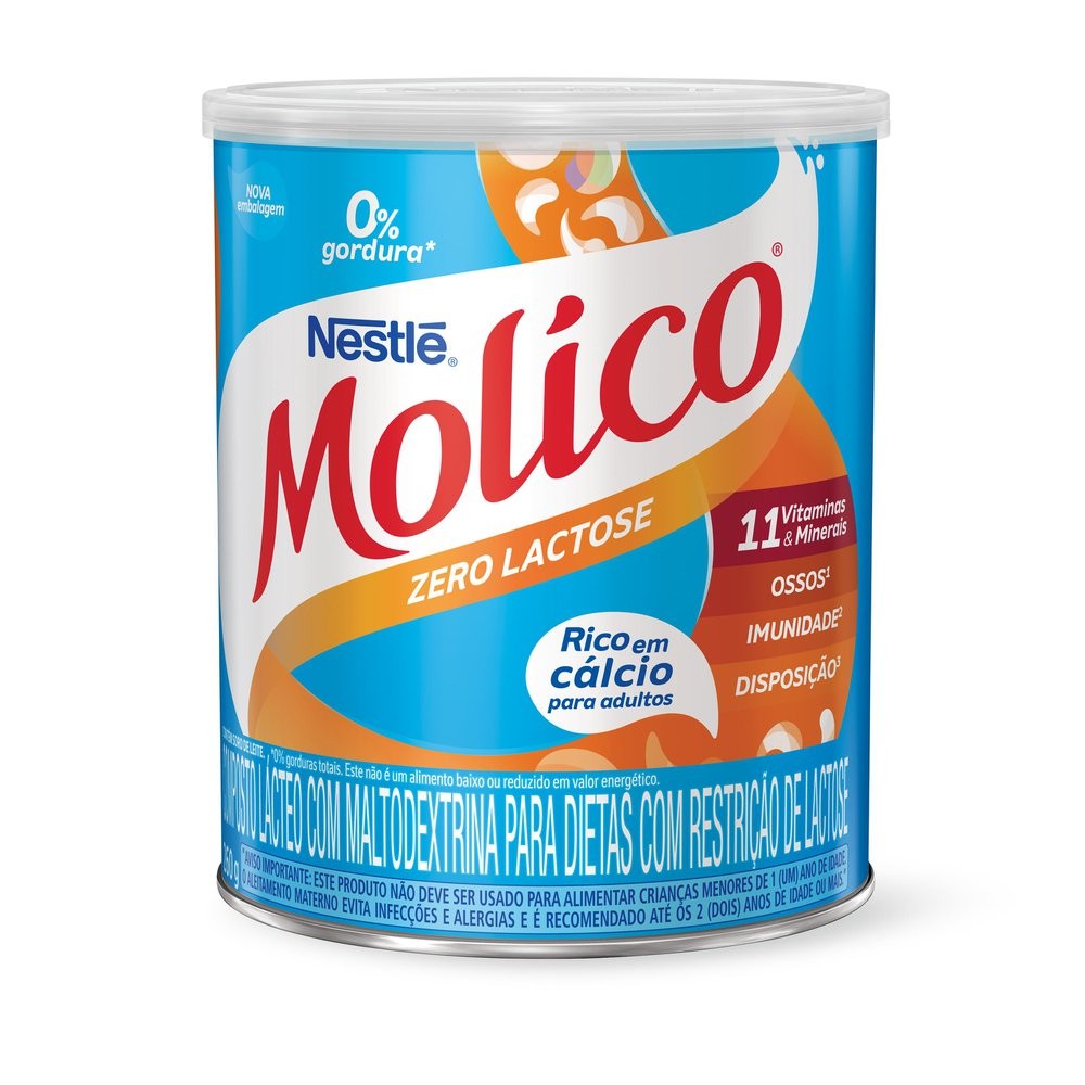 Leite em Pó Molico Zero Lactose Lata 260g - Food & Beverages
