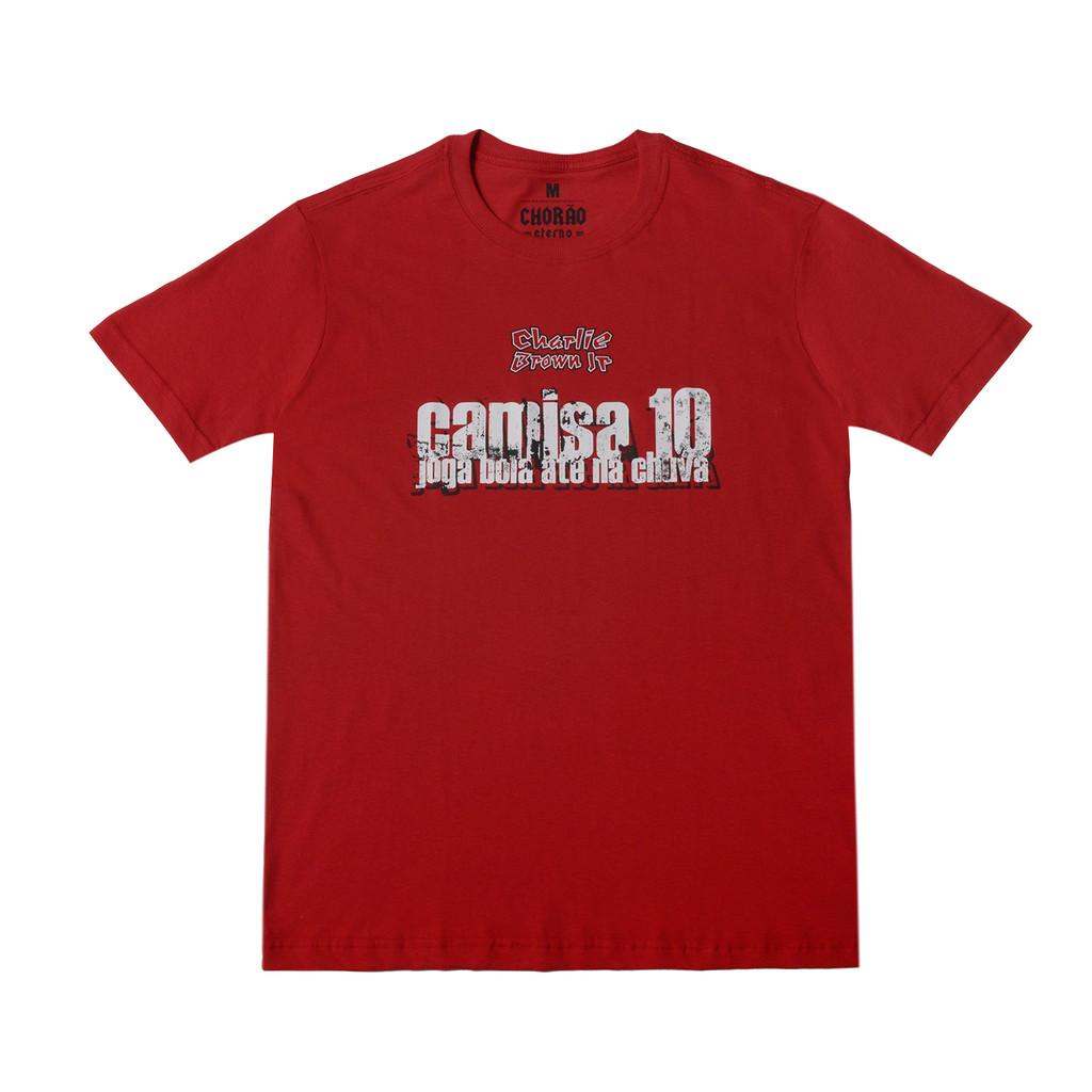 Camiseta Charlie Brown Jr Vermelha Camisa 10 Discografia Original Algodão Skatista Pluz