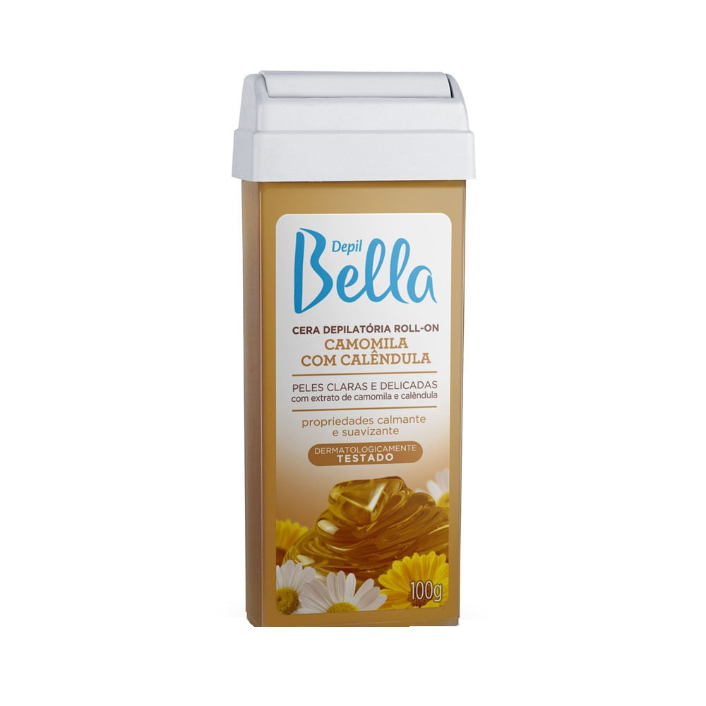 Cera Depilatória Roll-On Depil Bella Camomila E Calêndula 100g - Beauty
