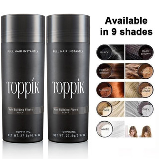 Recarga Embalagem Várias Cores 27.5g!Efeito de tampão de peruca em pó de cabelo de fibra de reparo de cabelo em Oferta na Shopee