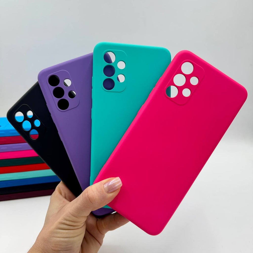 Capa Para Samsung Galaxy A32 4G Silicone Aveludada Capinha De Celular em Oferta na Shopee