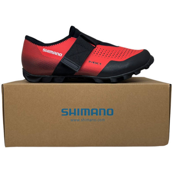 SAPATILHA SHIMANO MTB SH-MX100 VERMELHA