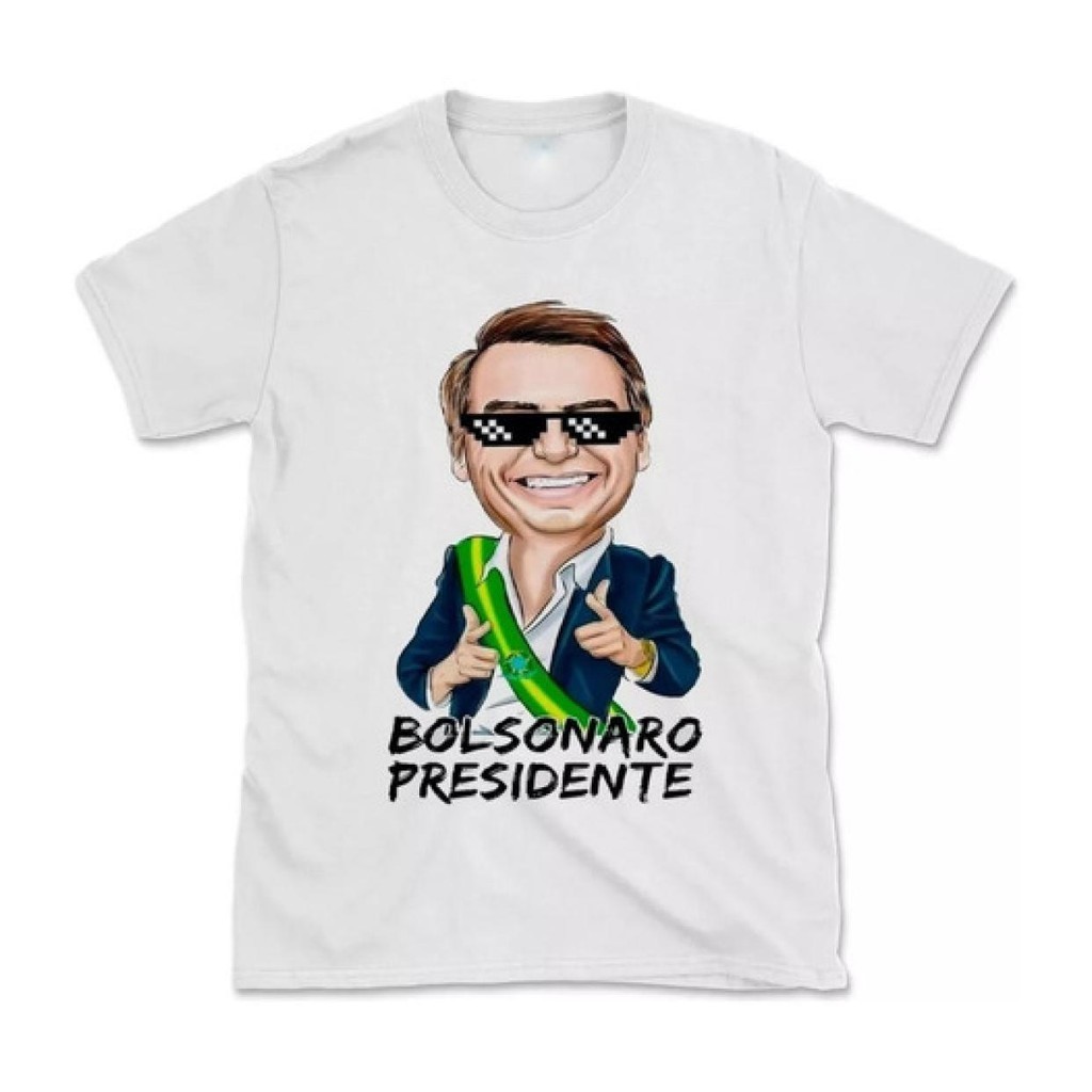 Camiseta Camisa Bolsonaro Presidente Bolsomito Deus Pátria