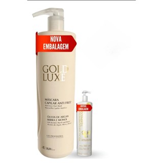 SoupleLiss Realinhamento Térmico Gold Luxo 1litro em Oferta na Shopee