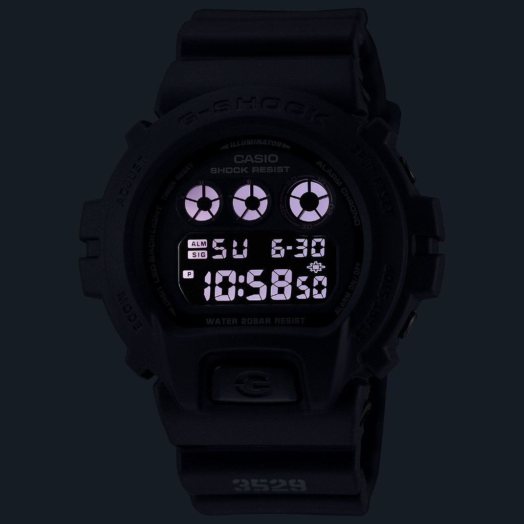 Detalhes do Relógio Casio G-Shock DW-6900UMS-1DR LED